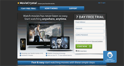 Desktop Screenshot of moviecrystal.com